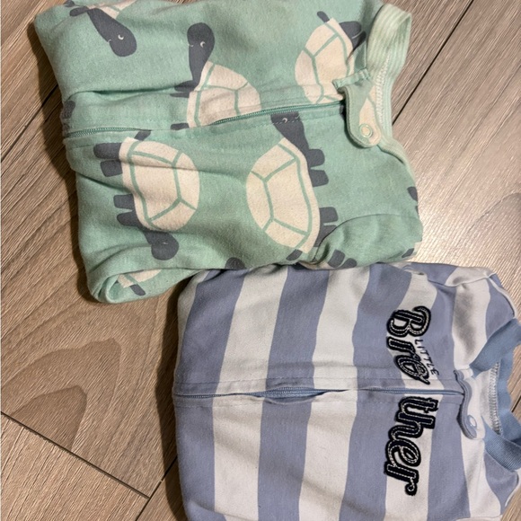 Carter's Aqua Turtle Print Kids One Piece - Picture 3 of 7